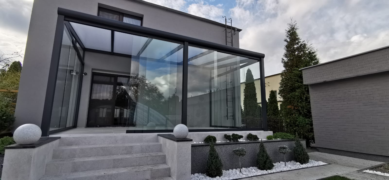 zadaszenie 6x3,5, poliweglan