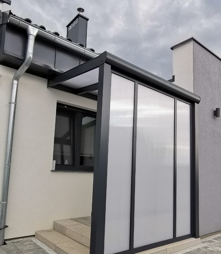 Stała ściana z poliwęglanu