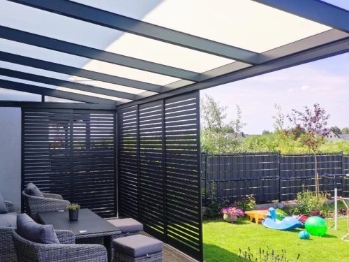 Realizacja 65 - zadaszenie 5 x 3,50m, Kiekrz