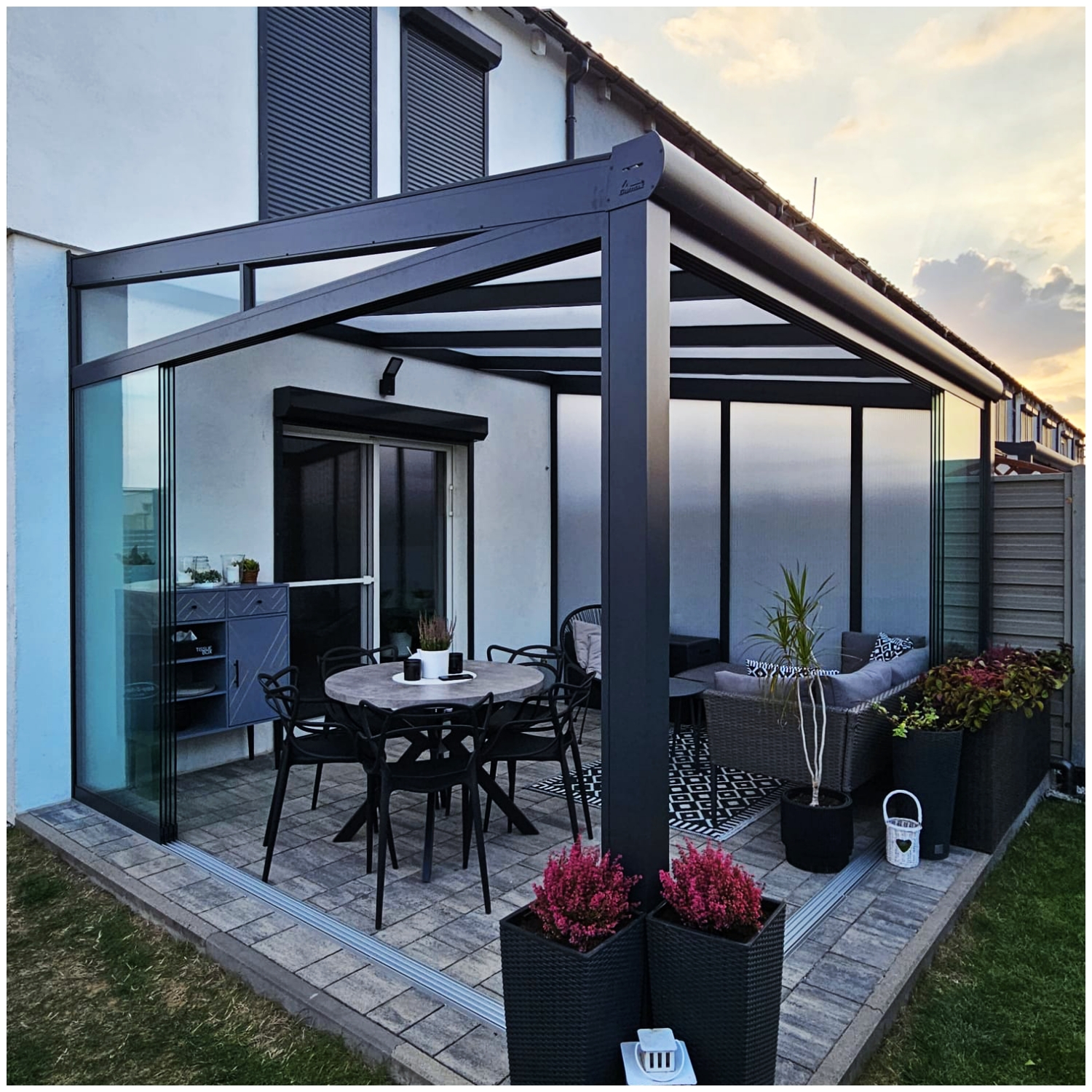 zadaszenie tarasu 4,06x4,0