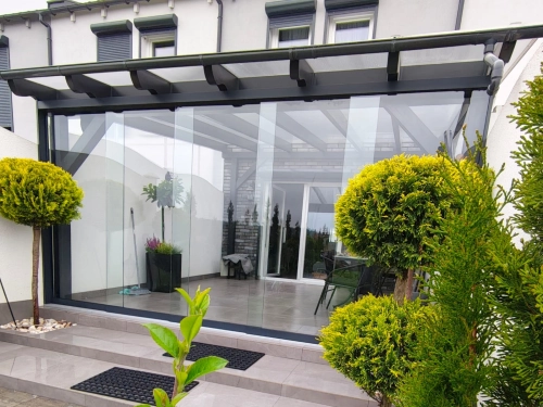 Realizacja 66 - Szyby przesuwne w konstrukcji drewnianej - Pniewy