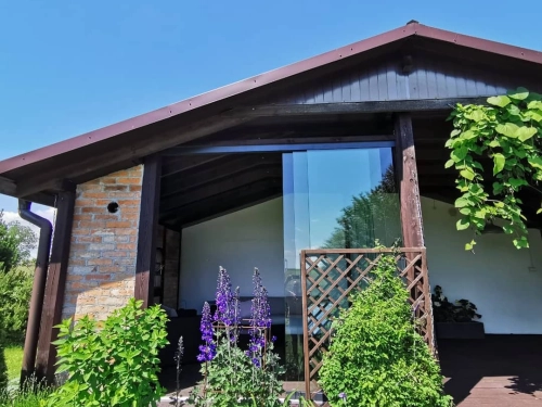 Realizacja 12 - system szyb przesuwnych w konstrukcji drewnianej