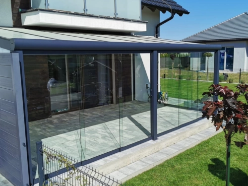 Realizacja 17 - zadaszenie 7,06 x 3,50