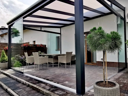 Realizacja 40- zadaszenie 5,06 x 4,00