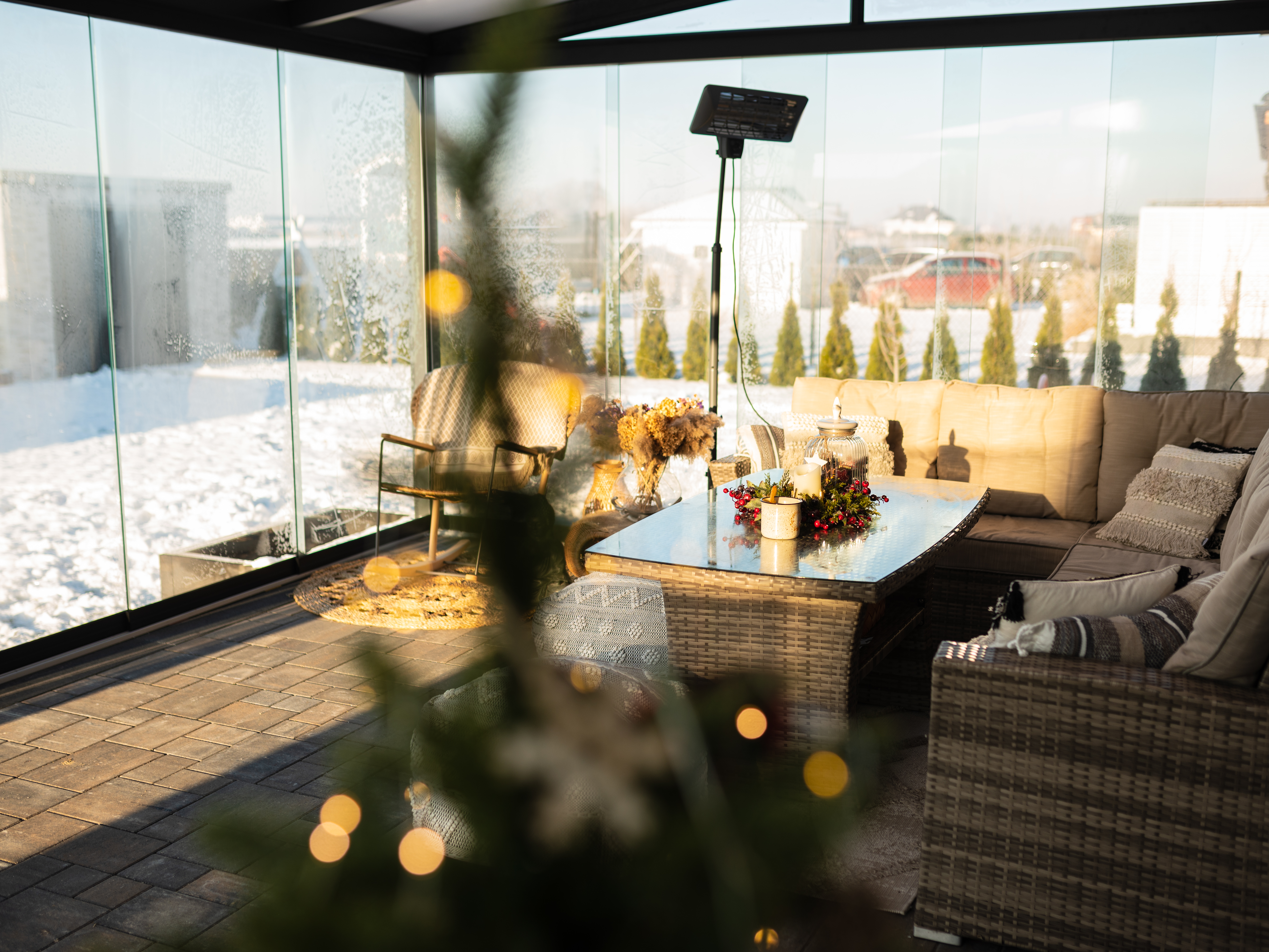 zadaszenie z poliwęglanem 6m