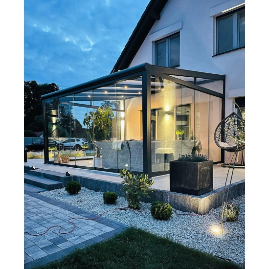 Praktyczne zadaszenie tarasu 5,06 x 2,50 m