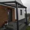 Nowoczesne zadaszenie tarasu 3,06 x 3,50 m z przezroczystym dachem